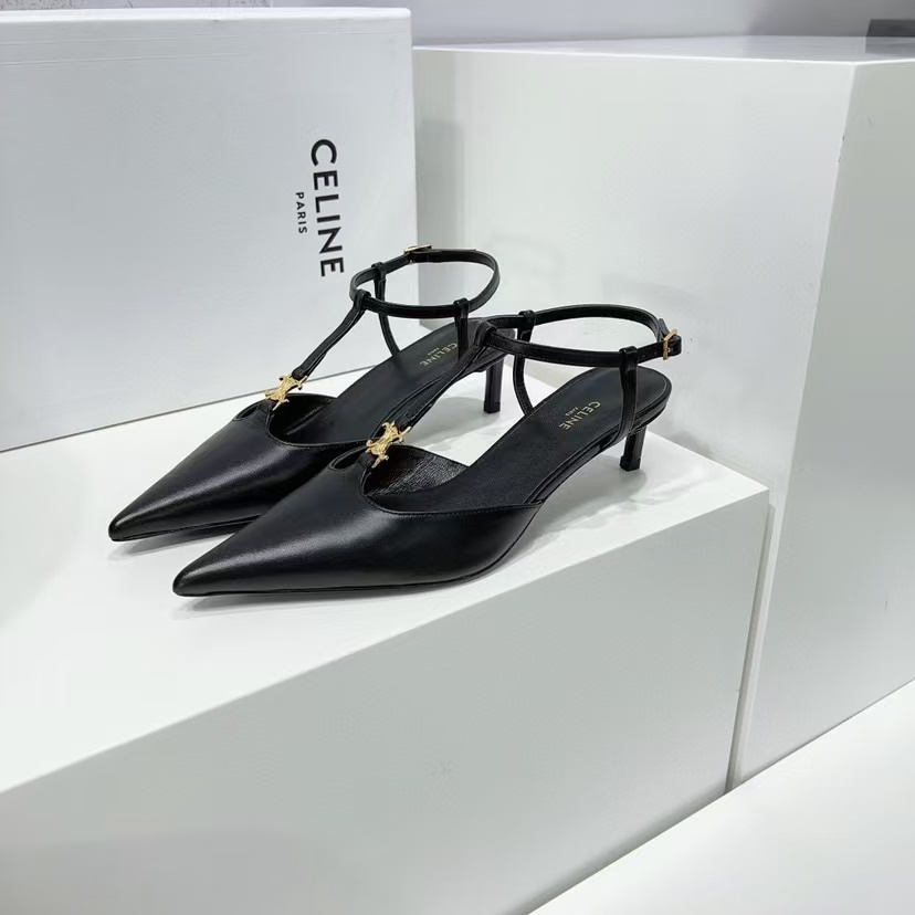 Туфли на каблуке в стиле CELINE